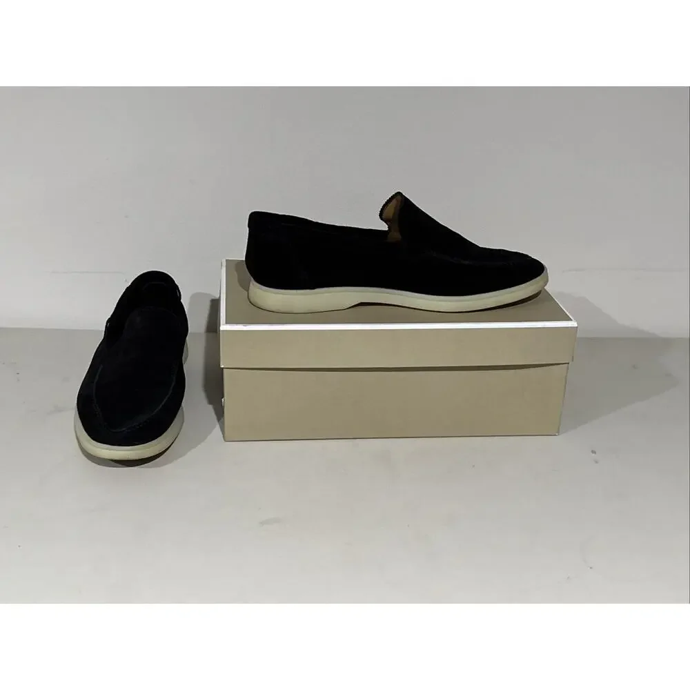 Aurelien Yacht Loafer 2.0 Black SoftEy Suede Men’s EU 43 US 10 w/ Box